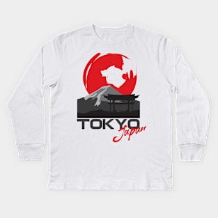 Sun over Tokyo Kids Long Sleeve T-Shirt